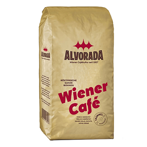 Кава ALVORADA Wiener Kaffee у зернах 250 г - фото-1