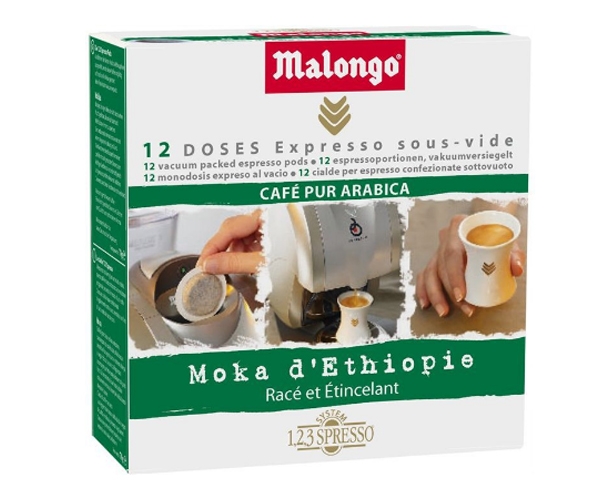 Кава Malongo Moka Ethiopie в монодозах - 12 шт. - фото-1