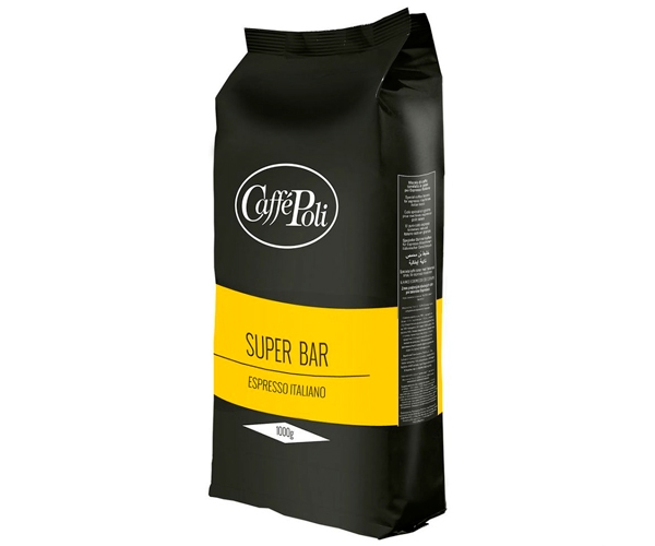 Кава Caffe Poli Superbar у зернах 1 кг - фото-1
