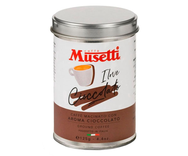 Кофе Musetti Caffe Cioccolata молотый ж/б 125 г