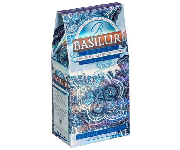 Чорний чай Basilur Морозний полудень картон 100 г - фото-1