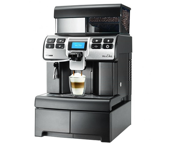 Кофемашина Saeco Aulika Top High Speed Cappuccino V2 Black (RI9846/30) - фото-1