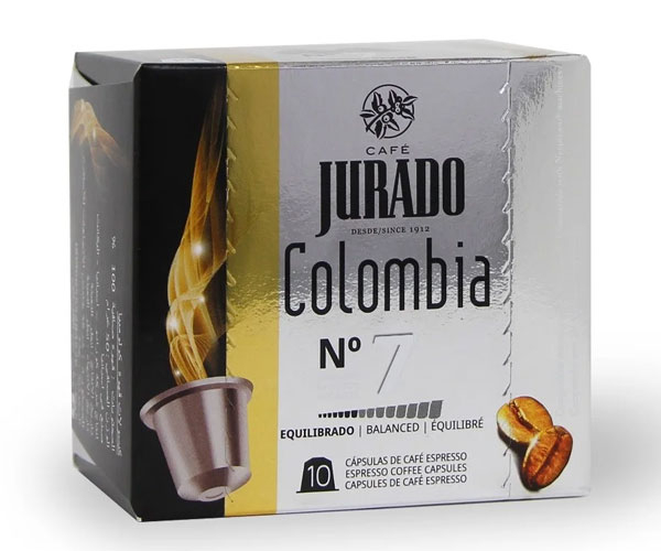 Кофе в капсулах Jurado NESPRESSO Colombia №7 10 шт - фото-1