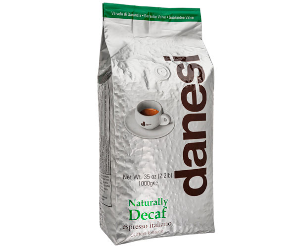Кава без кофеїну Danesi Naturally у зернах 1 кг - фото-1