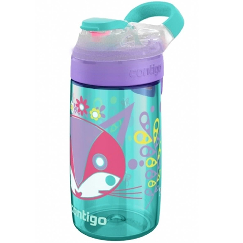 Пляшка для води дитяча Contigo Gizmo Sip Kids Blue (1000-0471) 420 мл - фото-1