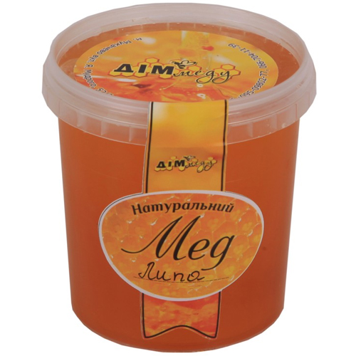Мёд Дім меду Липа в пластике 1400 г  - фото-1