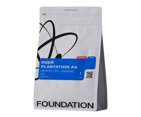 Кофе Foundation India Plantation AA в зернах 250 г