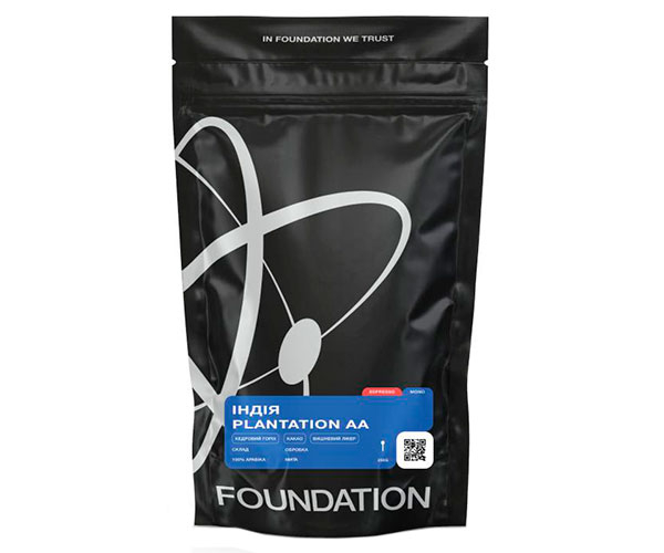 Кофе Foundation India Plantation AA в зернах 250 г