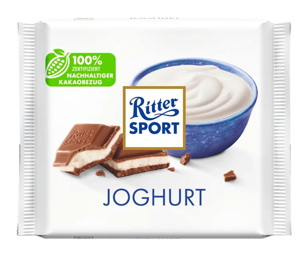 Молочный шоколад Ritter Sport Йогурт 100 г