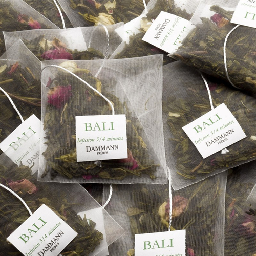 Зелений чай Сенча Dammann Freres Балі в пакетиках 25 шт - фото-2