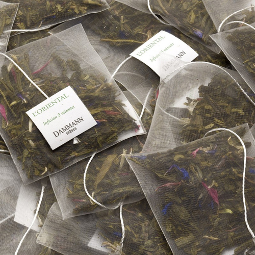 Зелений чай Сенча Dammann Freres Східна суміш у пакетиках 25 шт - фото-2