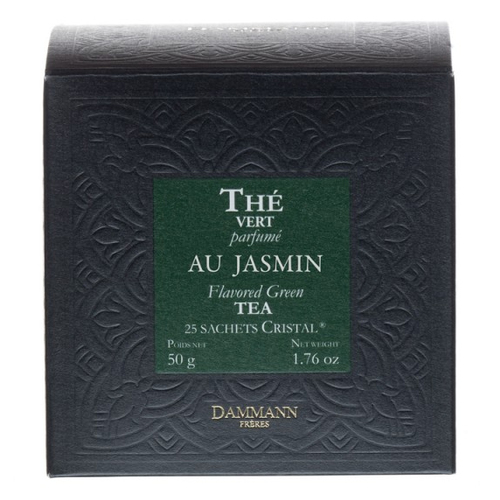 Зеленый чай Dammann Freres Жасмин в пакетиках 25 шт - фото-1