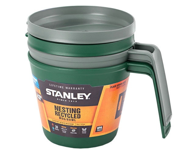 Набір кухлів Stanley Adventure eCycle зелені 2x470 мл (10-01615-003) - фото-2