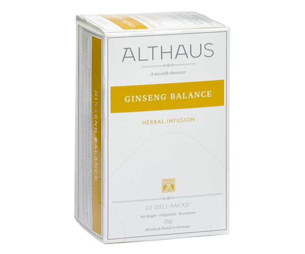 Трав'яний чай Althaus Ginseng Balance у пакетиках 20 шт - фото-1