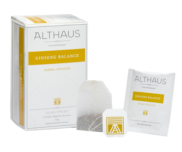 Трав'яний чай Althaus Ginseng Balance у пакетиках 20 шт - фото-2