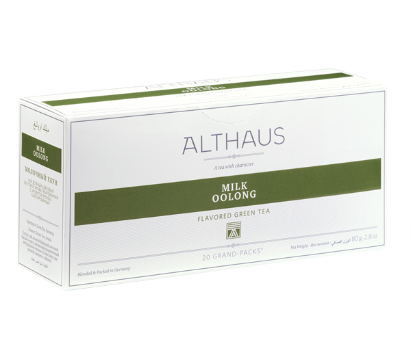 Зелений чай Althaus Milk Oolong фільтр-пак 20 шт - фото-1