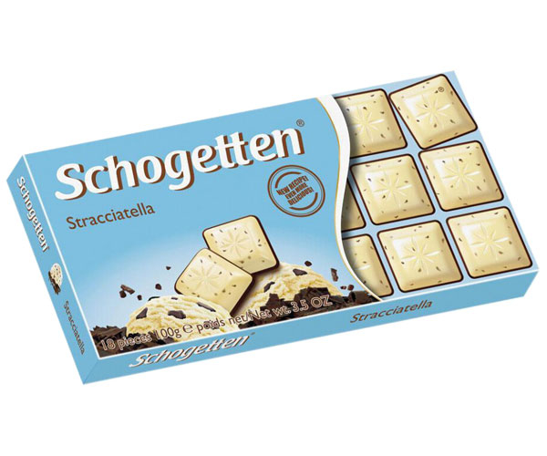 Білий шоколад Schogetten морозиво з шоколадною крихтою 100 г - фото-1