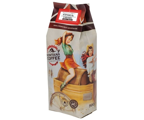 Кофе Montana Coffee Карамель в зернах 500 г