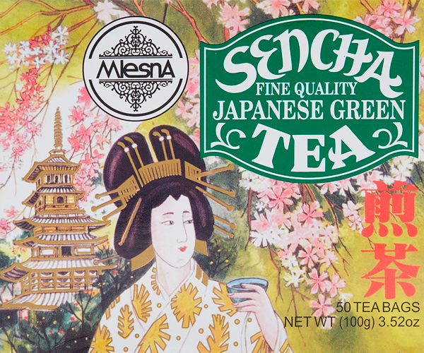 Зелений чай Сенча в пакетиках Млісна картон 200 г - фото-2