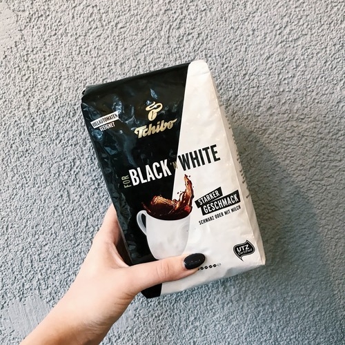 Кофе Tchibo Black & White в зернах 500 г - фото-2