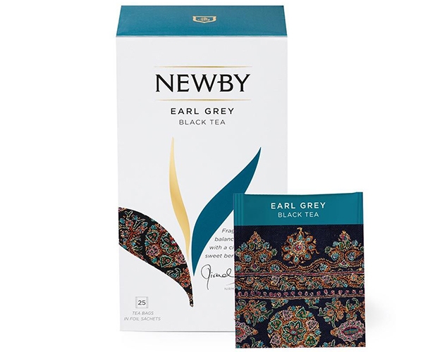 Чорний чай Newby Ерл Грей у пакетиках 25 шт (310060) - фото-1