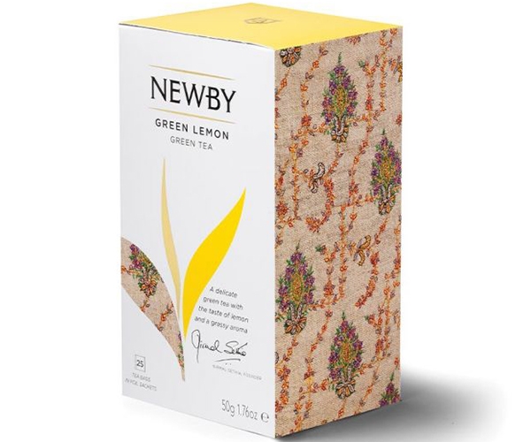 Зелений чай Newby Зелений лимон у пакетиках 25 шт (310100) - фото-2