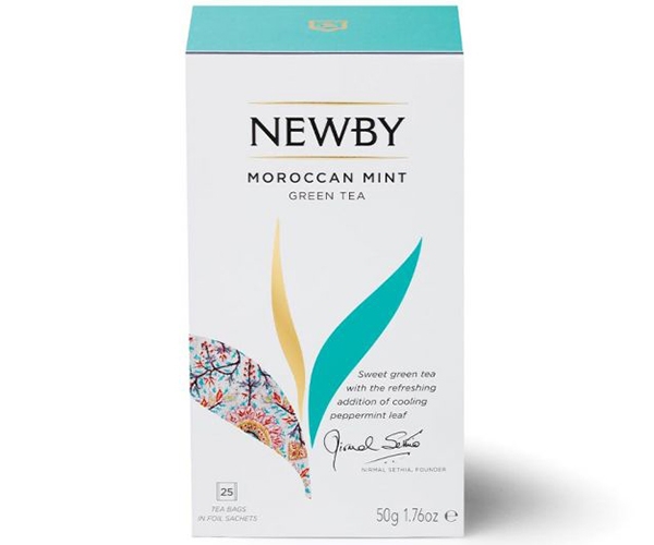 Зелений чай Newby Марокканська м'ята в пакетиках 25 шт (311720) - фото-3