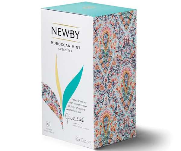 Зелений чай Newby Марокканська м'ята в пакетиках 25 шт (311720) - фото-2
