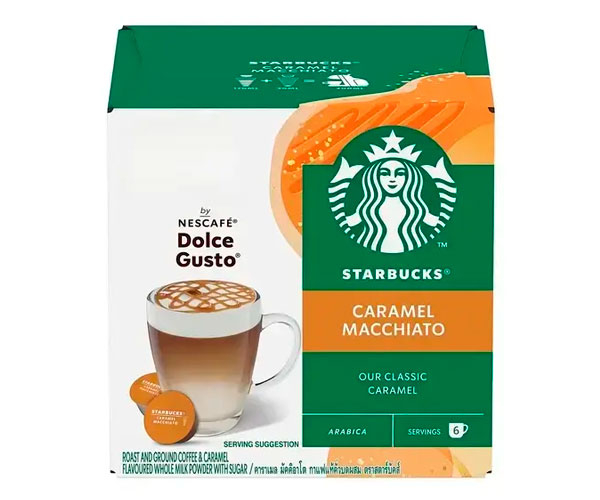 Кофе в капсулах Starbucks Dolce Gusto Caramel Macchiato - 12 шт