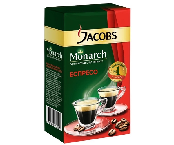 Кава Jacobs Monarch Espresso мелена 230 г - фото-2