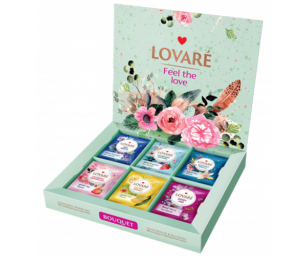 Колекція чаю Lovare Букет у пакетиках 30 шт - фото-3