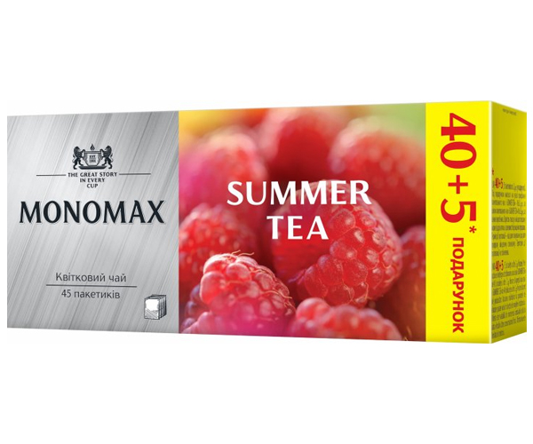 Цветочный чай Мономах Summer Tea в пакетиках 40+5 шт - фото-2