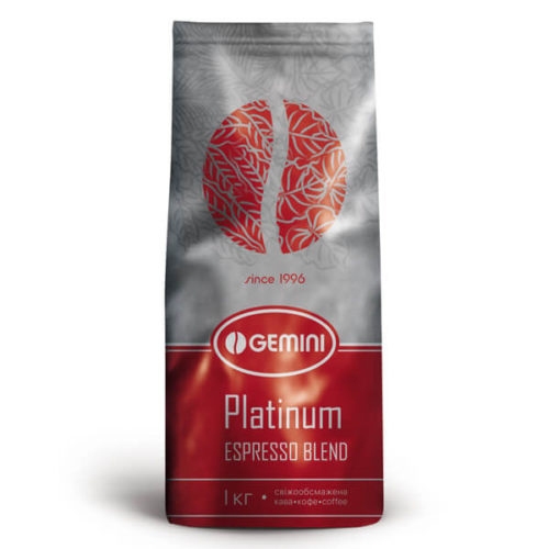 Кофе Gemini Espresso Platinum в зернах 1 кг - фото-2