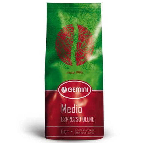Кава Gemini Espresso Medio у зернах 1 кг - фото-2