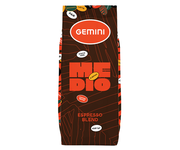 Кава Gemini Espresso Medio у зернах 1 кг - фото-1