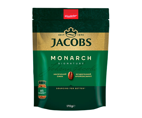 Кофе Jacobs Monarch эконом. пак. растворимый 170 г