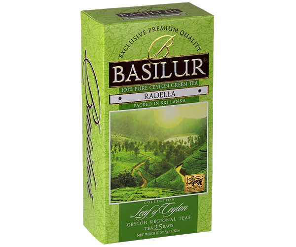 Зелений чай Basilur Раделла у пакетиках 25 шт - фото-1