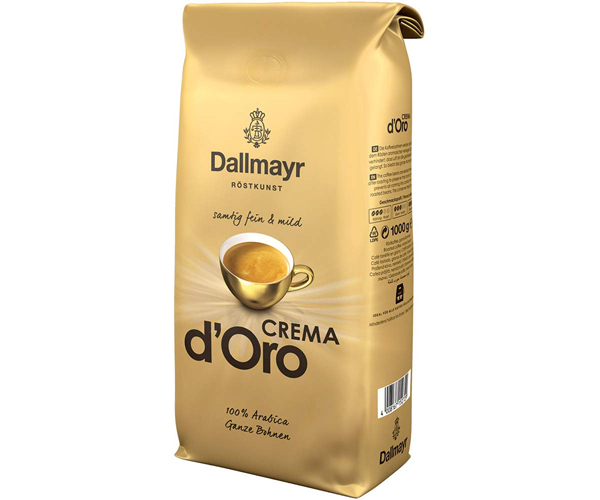 Кава Dallmayr Crema d'Oro у зернах 1 кг - фото-3