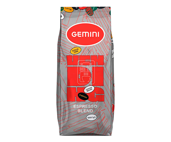 Кофе Gemini Espresso Vending в зернах 1 кг