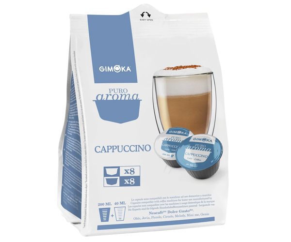 Кава в капсулах Gimoka Dolce Gusto Cappuccino - 16 шт. - фото-1