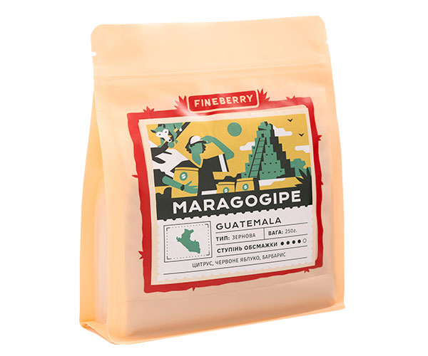 Кофе Fineberry Guatemala Maragogype в зернах 250 г