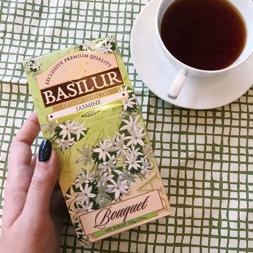 Зелений чай Basilur Жасмин картон 100 г - фото-2