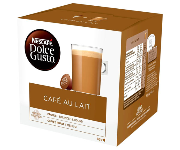 Кава в капсулах NESCAFE Dolce Gusto Cafe Au Lait - 16 шт - фото-1