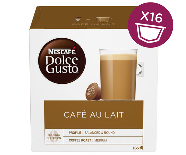 Кава в капсулах NESCAFE Dolce Gusto Cafe Au Lait - 16 шт - фото-2
