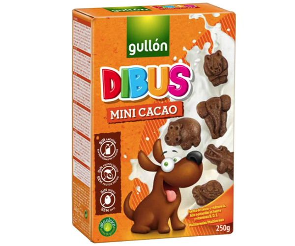 Печиво GULLON DIBUS Mini Cacao 250 г - фото-1