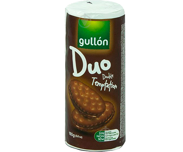 Печиво GULLON Duo подвійний шоколад 165 г - фото-1
