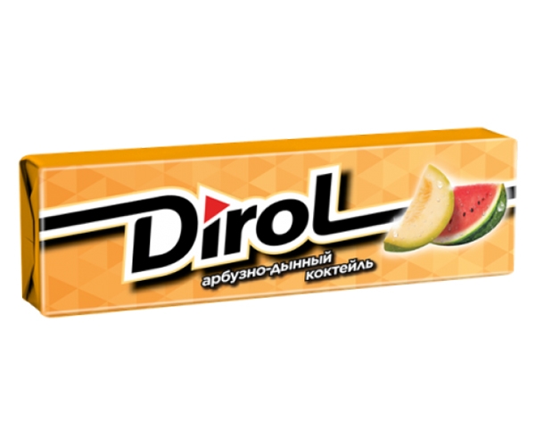 Жевательная резинка Dirol Арбузно-дынный коктейль 30х14 г - фото-2