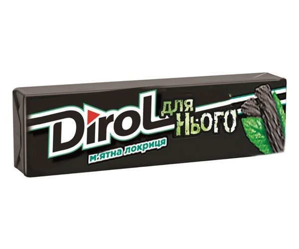 Жевательная резинка Dirol Мятная лакрица 