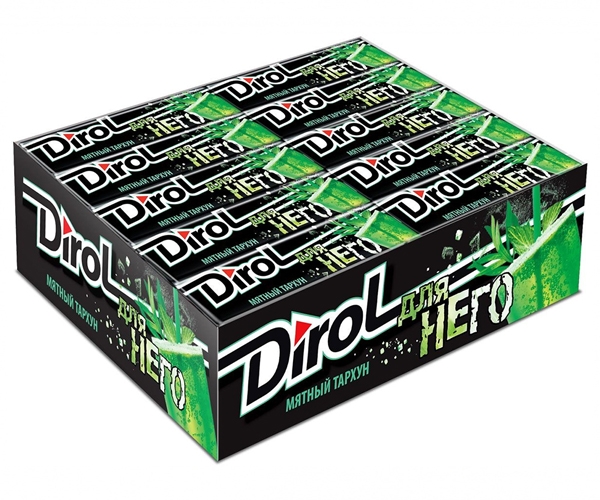 Жевательная резинка Dirol Мятная лакрица 