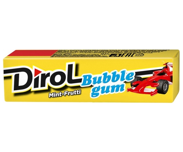 Жевательная резинка Dirol Bubble Gum Mint-Frutti 30х14 г - фото-2